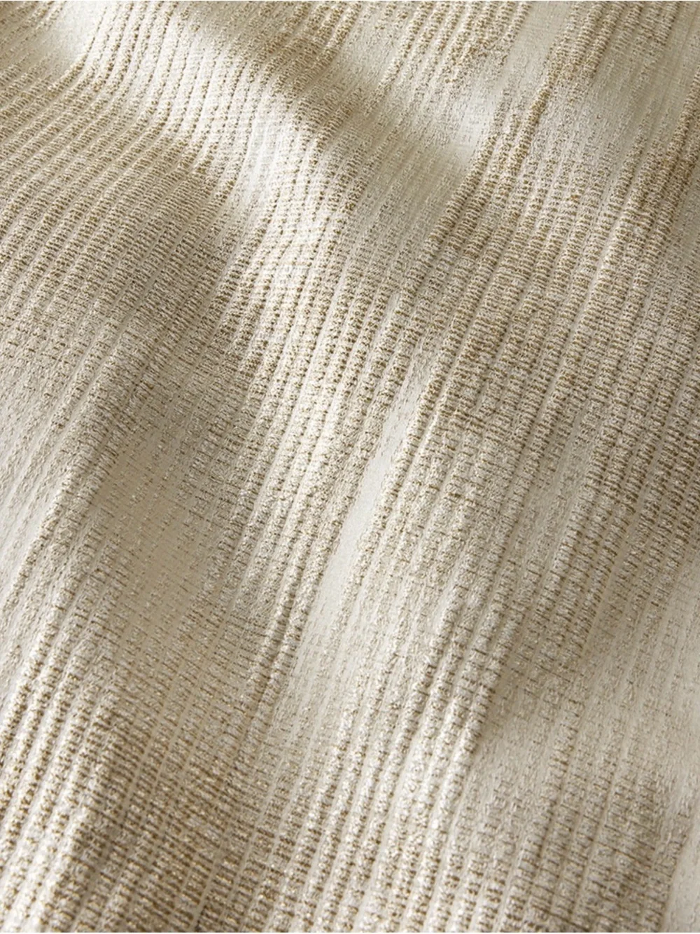 Hotel collection Macys GILDED STRIPE KING Cream and gold comforter set NEW NWT